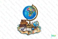 Travel Clipart Sublimation Product Image 1