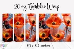 Elegant Floral Tumbler Wrap Bundle | Flowers In Epoxy Resin Product Image 14