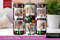 Halloween Photo Tumbler PNG - Brush Stroke Picture Tumbler Product Image 1