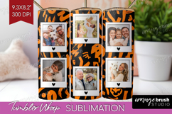 Halloween Photo Tumbler PNG - Brush Stroke Picture Tumbler Product Image 1