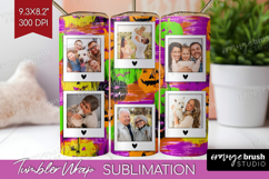 Halloween Photo Tumbler PNG - Brush Stroke Picture Tumbler Product Image 1
