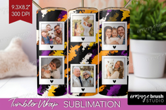 Halloween Photo Tumbler PNG - Brush Stroke Picture Tumbler Product Image 1