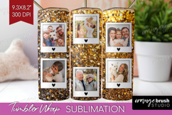 Glitter Photo Tumbler PNG - Sparkle Picture Tumbler Wrap Product Image 1