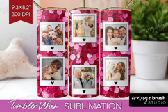 Glitter Photo Tumbler PNG - Sparkle Picture Tumbler Wrap Product Image 1