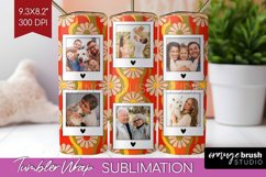 Groovy Photo Tumbler PNG - Flowers Picture Tumbler Wrap Product Image 1
