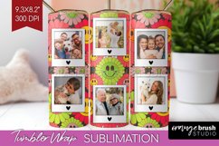 Groovy Photo Tumbler PNG - Flowers Picture Tumbler Wrap Product Image 1