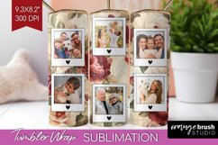Flowers Photo Tumbler PNG - Floral Picture Tumbler Wrap Product Image 1