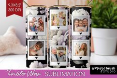 Flowers Photo Tumbler PNG - Floral Picture Tumbler Wrap Product Image 1