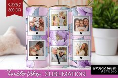 Flowers Photo Tumbler PNG - Floral Picture Tumbler Wrap Product Image 1