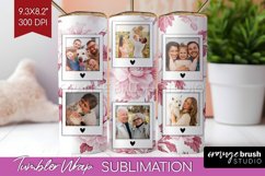 Flowers Photo Tumbler PNG - Floral Picture Tumbler Wrap Product Image 1