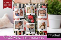 Flowers Photo Tumbler PNG - Floral Picture Tumbler Wrap Product Image 1