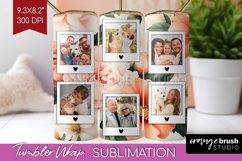 Flowers Photo Tumbler PNG - Floral Picture Tumbler Wrap Product Image 1
