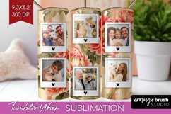 Flowers Photo Tumbler PNG - Floral Picture Tumbler Wrap Product Image 1