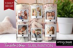 Flowers Photo Tumbler PNG - Floral Picture Tumbler Wrap Product Image 1
