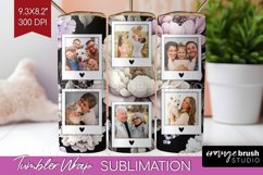 Flowers Photo Tumbler PNG - Floral Picture Tumbler Wrap Product Image 1