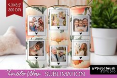 Flowers Photo Tumbler PNG - Floral Picture Tumbler Wrap Product Image 1