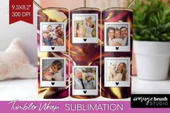 Rose Gold Photo Tumbler PNG - Abstract Picture Tumbler Wrap Product Image 1