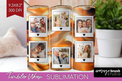 Rose Gold Photo Tumbler PNG - Abstract Picture Tumbler Wrap Product Image 1