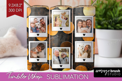 Rose Gold Photo Tumbler PNG - Abstract Picture Tumbler Wrap Product Image 1