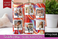 Rose Gold Photo Tumbler PNG - Abstract Picture Tumbler Wrap Product Image 1