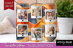 Rose Gold Photo Tumbler PNG - Abstract Picture Tumbler Wrap Product Image 1