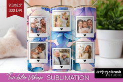 Floral Photo Tumbler PNG - Sping Flowers Picture Tumbler Product Image 1