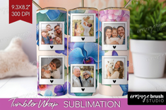 Floral Photo Tumbler PNG - Sping Flowers Picture Tumbler Product Image 1