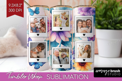 Floral Photo Tumbler PNG - Sping Flowers Picture Tumbler Product Image 1