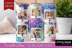 Floral Photo Tumbler PNG - Sping Flowers Picture Tumbler Product Image 1