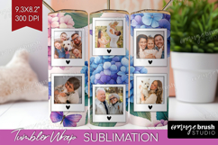 Floral Photo Tumbler PNG - Sping Flowers Picture Tumbler Product Image 1