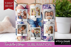 Floral Photo Tumbler PNG - Sping Flowers Picture Tumbler Product Image 1