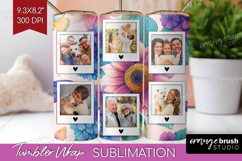 Floral Photo Tumbler PNG - Sping Flowers Picture Tumbler Product Image 1