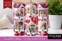 Valentines Day Photo Tumbler PNG - Heart Picture Tumbler Product Image 1