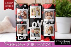 Valentines Day Photo Tumbler PNG - Heart Picture Tumbler Product Image 1