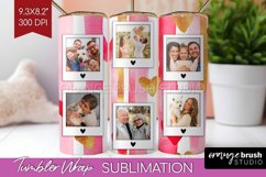 Valentines Day Photo Tumbler PNG - Heart Picture Tumbler Product Image 1