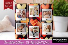 Valentines Day Photo Tumbler PNG - Heart Picture Tumbler Product Image 1