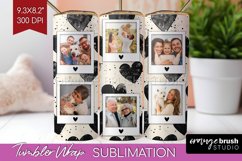 Valentines Day Photo Tumbler PNG - Heart Picture Tumbler Product Image 1