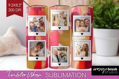 Valentines Day Photo Tumbler PNG - Heart Picture Tumbler Product Image 1