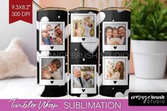 Valentines Day Photo Tumbler PNG - Heart Picture Tumbler Product Image 1