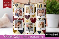 Valentines Day Photo Tumbler PNG - Heart Picture Tumbler Product Image 1