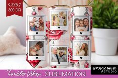 Valentines Day Photo Tumbler PNG - Heart Picture Tumbler Product Image 1