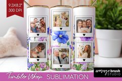 Wildflowers Photo Tumbler PNG - Floral Picture Tumbler Wrap Product Image 1