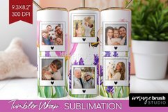 Wildflowers Photo Tumbler PNG - Floral Picture Tumbler Wrap Product Image 1