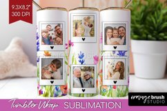Wildflowers Photo Tumbler PNG - Floral Picture Tumbler Wrap Product Image 1
