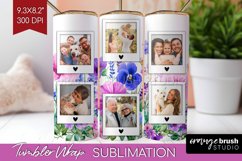 Wildflowers Photo Tumbler PNG - Floral Picture Tumbler Wrap Product Image 1