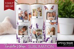 Wildflowers Photo Tumbler PNG - Floral Picture Tumbler Wrap Product Image 1