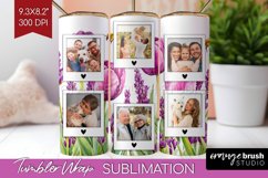 Wildflowers Photo Tumbler PNG - Floral Picture Tumbler Wrap Product Image 1