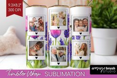 Wildflowers Photo Tumbler PNG - Floral Picture Tumbler Wrap Product Image 1