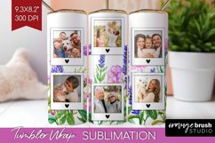 Wildflowers Photo Tumbler PNG - Floral Picture Tumbler Wrap Product Image 1