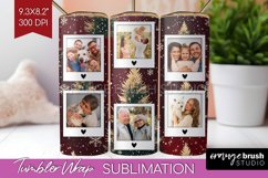 Christmas Photo Tumbler PNG - Christmas Tree Picture Tumbler Product Image 1